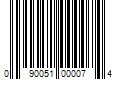 Barcode Image for UPC code 090051000074