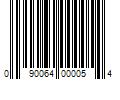 Barcode Image for UPC code 090064000054