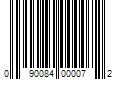 Barcode Image for UPC code 090084000072