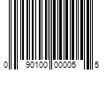 Barcode Image for UPC code 090100000055