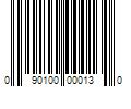 Barcode Image for UPC code 090100000130