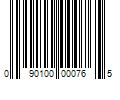 Barcode Image for UPC code 090100000765