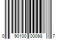 Barcode Image for UPC code 090100000987