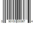 Barcode Image for UPC code 090100003674