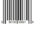 Barcode Image for UPC code 090100006316