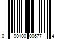 Barcode Image for UPC code 090100006774