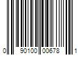 Barcode Image for UPC code 090100006781