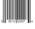 Barcode Image for UPC code 090112000074