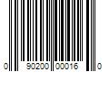 Barcode Image for UPC code 090200000160