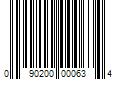 Barcode Image for UPC code 090200000634