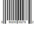 Barcode Image for UPC code 090200002782