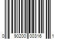 Barcode Image for UPC code 090200003161