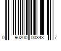 Barcode Image for UPC code 090200003437