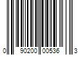 Barcode Image for UPC code 090200005363