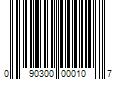 Barcode Image for UPC code 090300000107