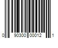 Barcode Image for UPC code 090300000121