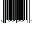 Barcode Image for UPC code 090300000152