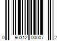 Barcode Image for UPC code 090312000072