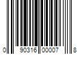 Barcode Image for UPC code 090316000078