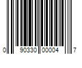 Barcode Image for UPC code 090330000047