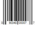 Barcode Image for UPC code 090348000077