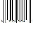 Barcode Image for UPC code 090350000041