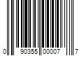 Barcode Image for UPC code 090355000077