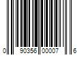 Barcode Image for UPC code 090356000076