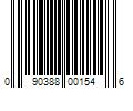 Barcode Image for UPC code 090388001546