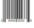 Barcode Image for UPC code 090400000335