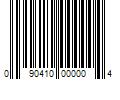 Barcode Image for UPC code 090410000004