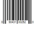 Barcode Image for UPC code 090431002520