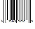 Barcode Image for UPC code 090445000055