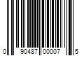 Barcode Image for UPC code 090487000075