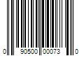 Barcode Image for UPC code 090500000730