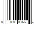 Barcode Image for UPC code 090500000754