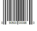 Barcode Image for UPC code 090500000860