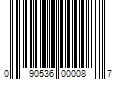 Barcode Image for UPC code 090536000087