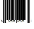 Barcode Image for UPC code 090538000061