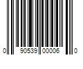 Barcode Image for UPC code 090539000060