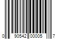 Barcode Image for UPC code 090542000057