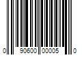 Barcode Image for UPC code 090600000050