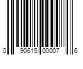 Barcode Image for UPC code 090615000076