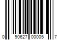 Barcode Image for UPC code 090627000057