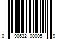 Barcode Image for UPC code 090632000059