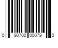 Barcode Image for UPC code 090700000790