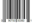 Barcode Image for UPC code 090700003531