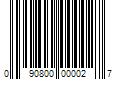 Barcode Image for UPC code 090800000027