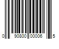 Barcode Image for UPC code 090800000065