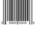 Barcode Image for UPC code 090800000096